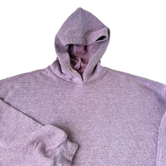 Zenana Womens Pullover Hoodie Size Small Heather Purple Pouch Pocket - Picture 4 of 12